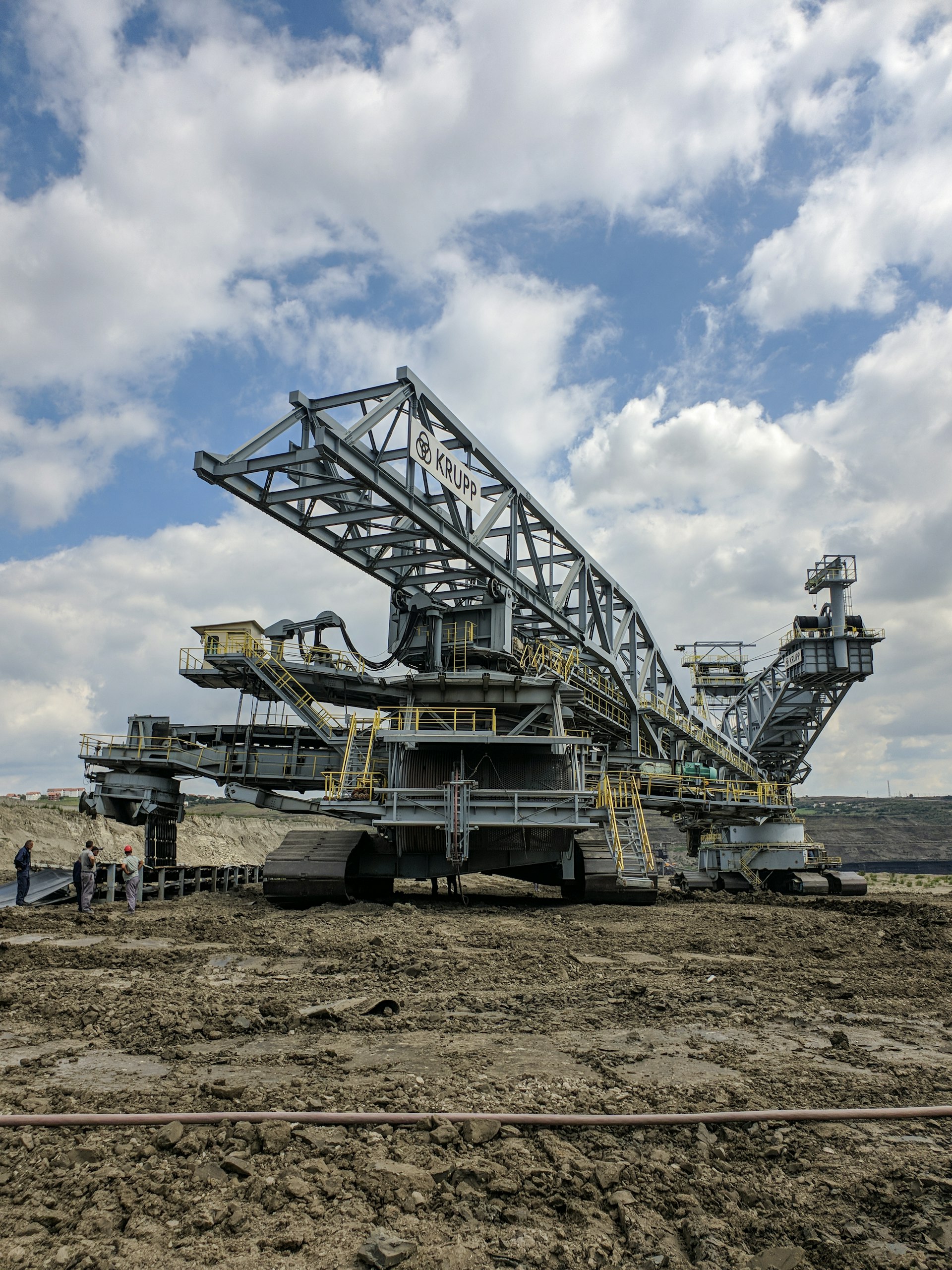Surface mining excavators