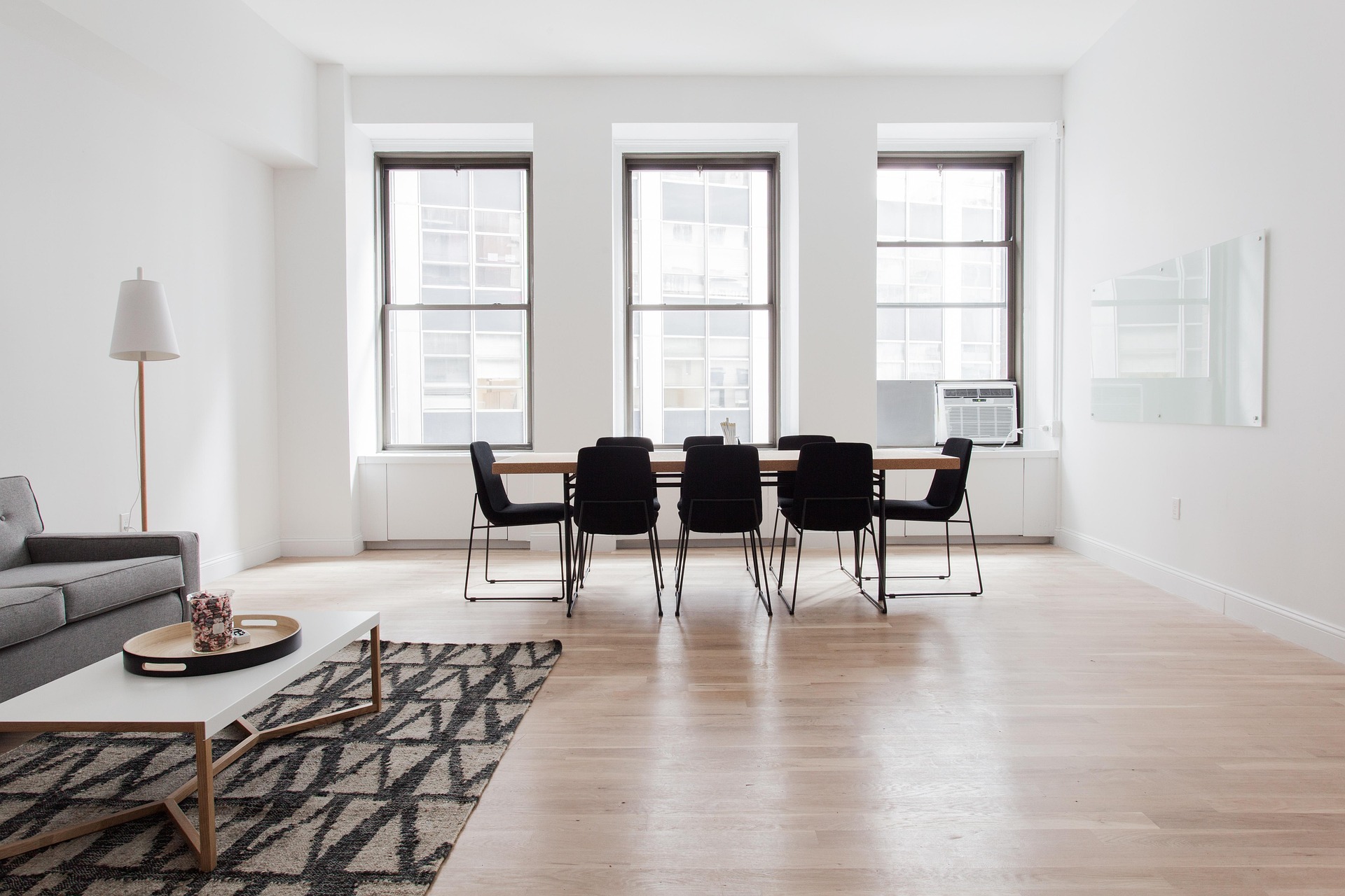 Bloom Street lounge with modern chairs and low tables